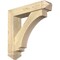 Ekena Millwork Imperial Arts and Crafts Rough Sawn Bracket w/ Offset Brace, Douglas Fir, 6"W x 26"D x 26"H BKT0604X26X26IMP03RDF - alternate 1